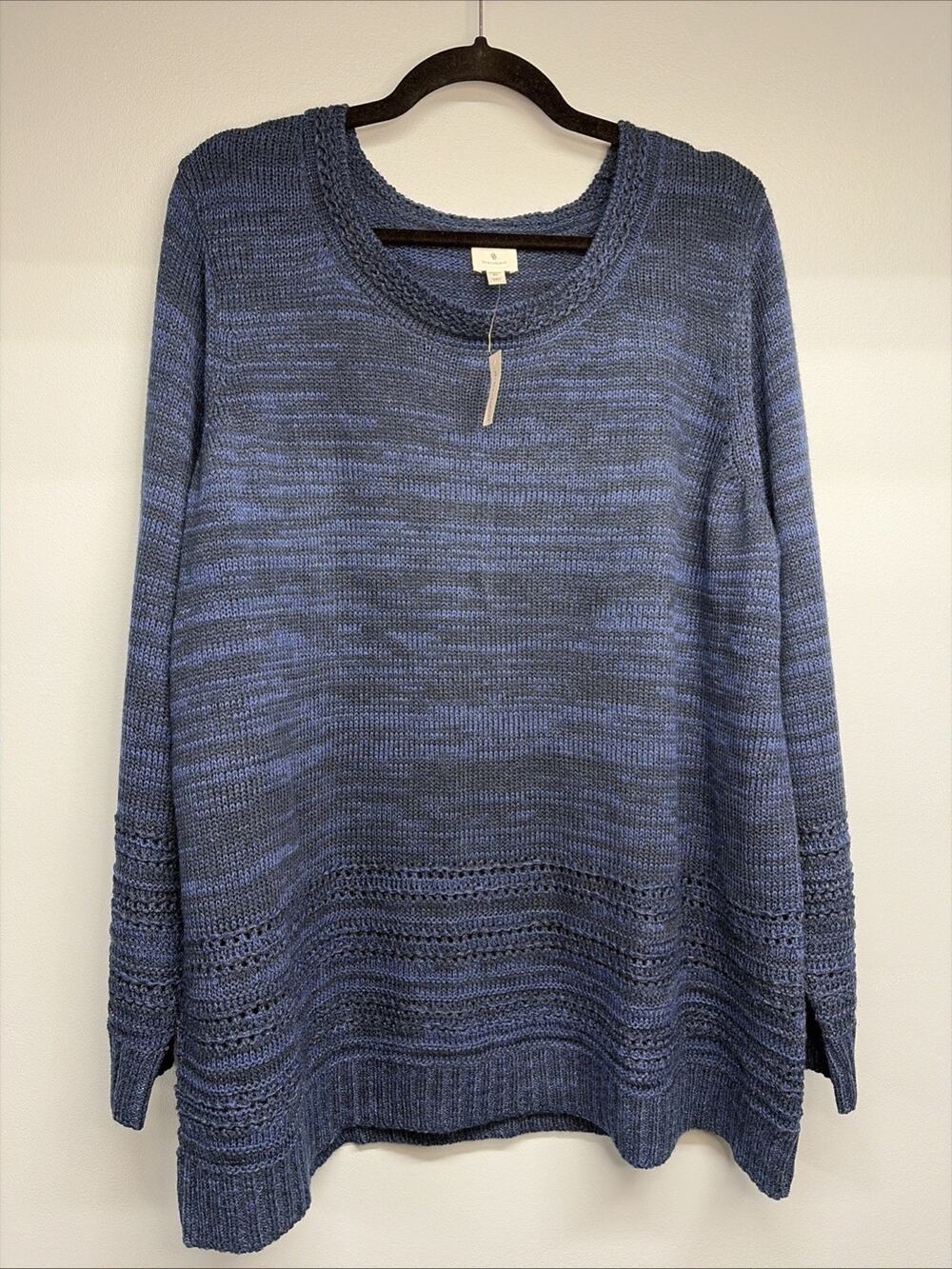 Dress Barn NWT Blue Long Sleeve Sweater - Women’s Size 3X